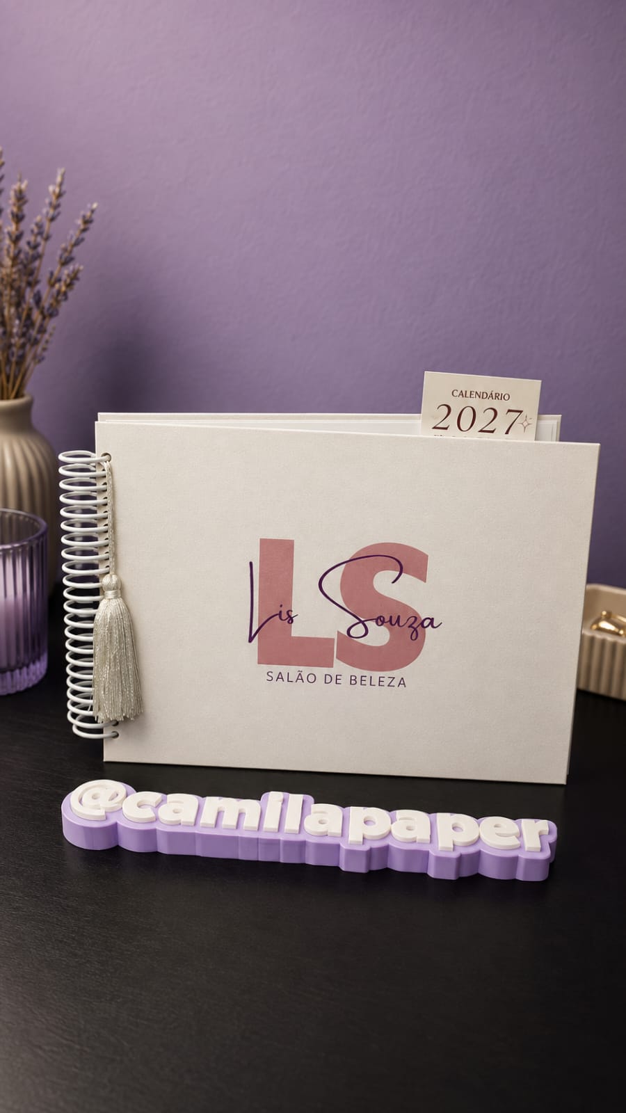Calendário de Mesa Personalizado